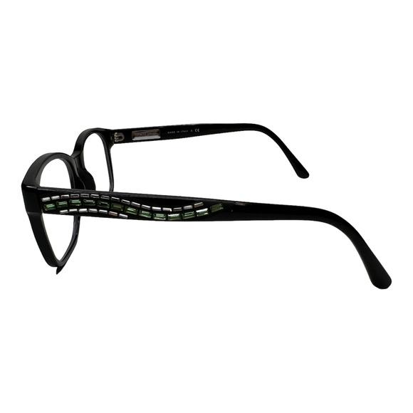GIORGIO ARMANI AR7013-B 5091 53-17-140 Black‎ Jeweled Eyeglasses Frames H3250 main image 4